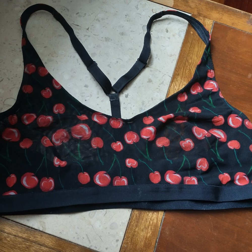 Parade Bralette - Cherry Print